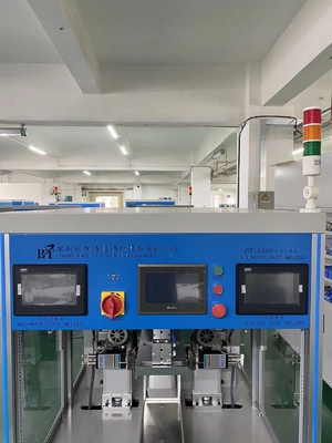 Automatic Battery Pack Double Sides Spot Welding Machine 10000A Transistor AC220V