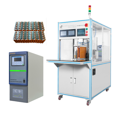 Automatic Battery Pack Double Sides Spot Welding Machine 10000A Transistor AC220V