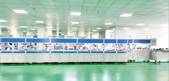 Fully Automatic Lithium Ion Cylindrical Car Power Battery Pack Assembly Line