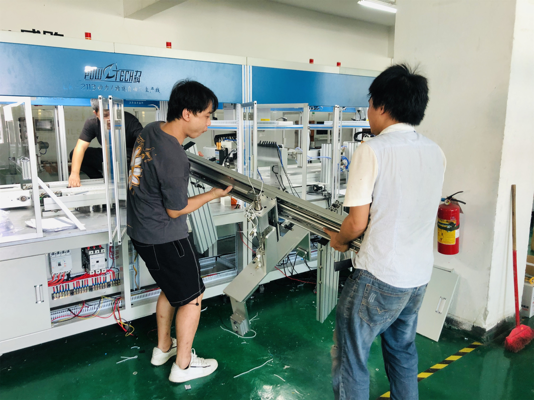 16KW Cylindrical 18650 / 32700 Battery Pack Production Line